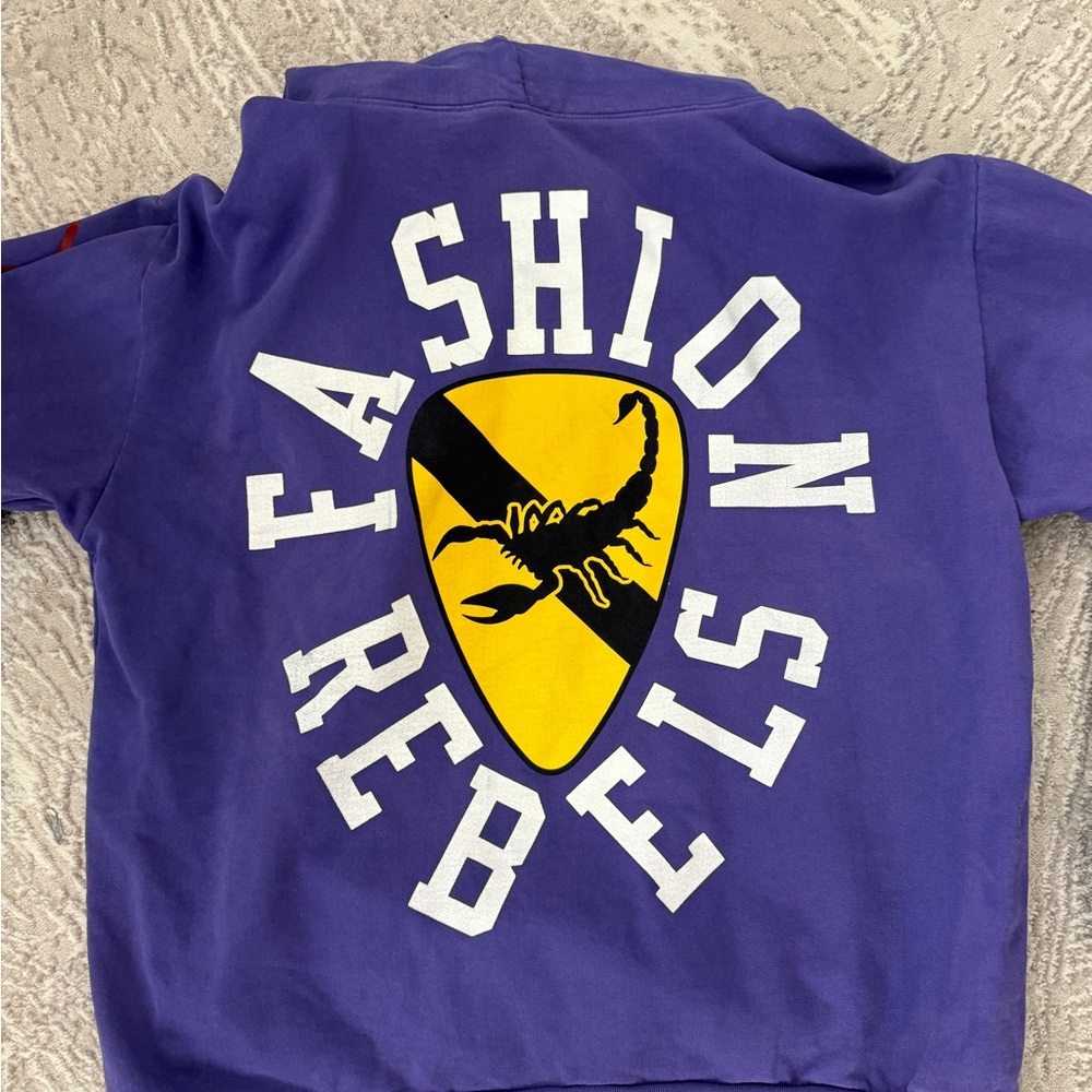 Griselda Westside Gunn FlyGod Super LISA Hoodie Purple XXL 100% Authentic - Picture 6 of 9